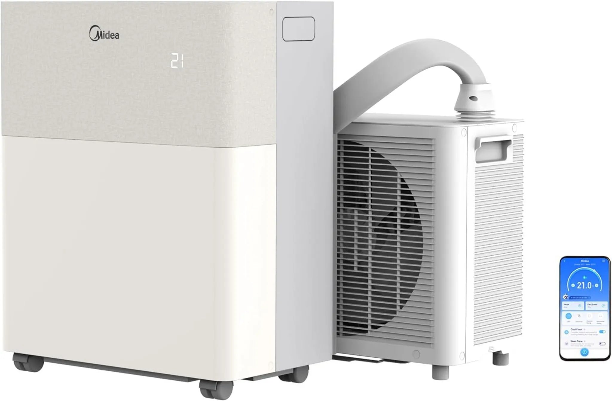 Midea PortaSplit Klimaanlage | 12.000 BTU | 3,5 kW | Kühlen & Heizen ️
