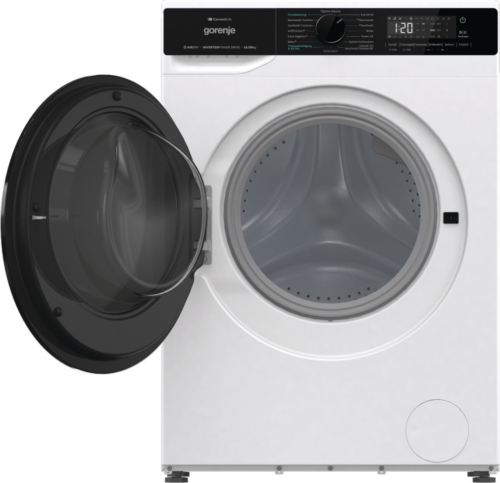 Gorenje WD 2 PA 1 X 64 ADW/DE 10,5 kg Waschen 6 kg Trocknen 1400 Touren ConnectLife, AquaStop, AllergySteam