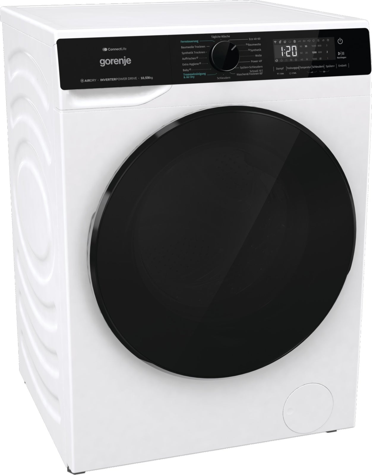Gorenje WD 2 PA 1 X 64 ADW/DE 10,5 kg Waschen 6 kg Trocknen 1400 Touren ConnectLife, AquaStop, AllergySteam
