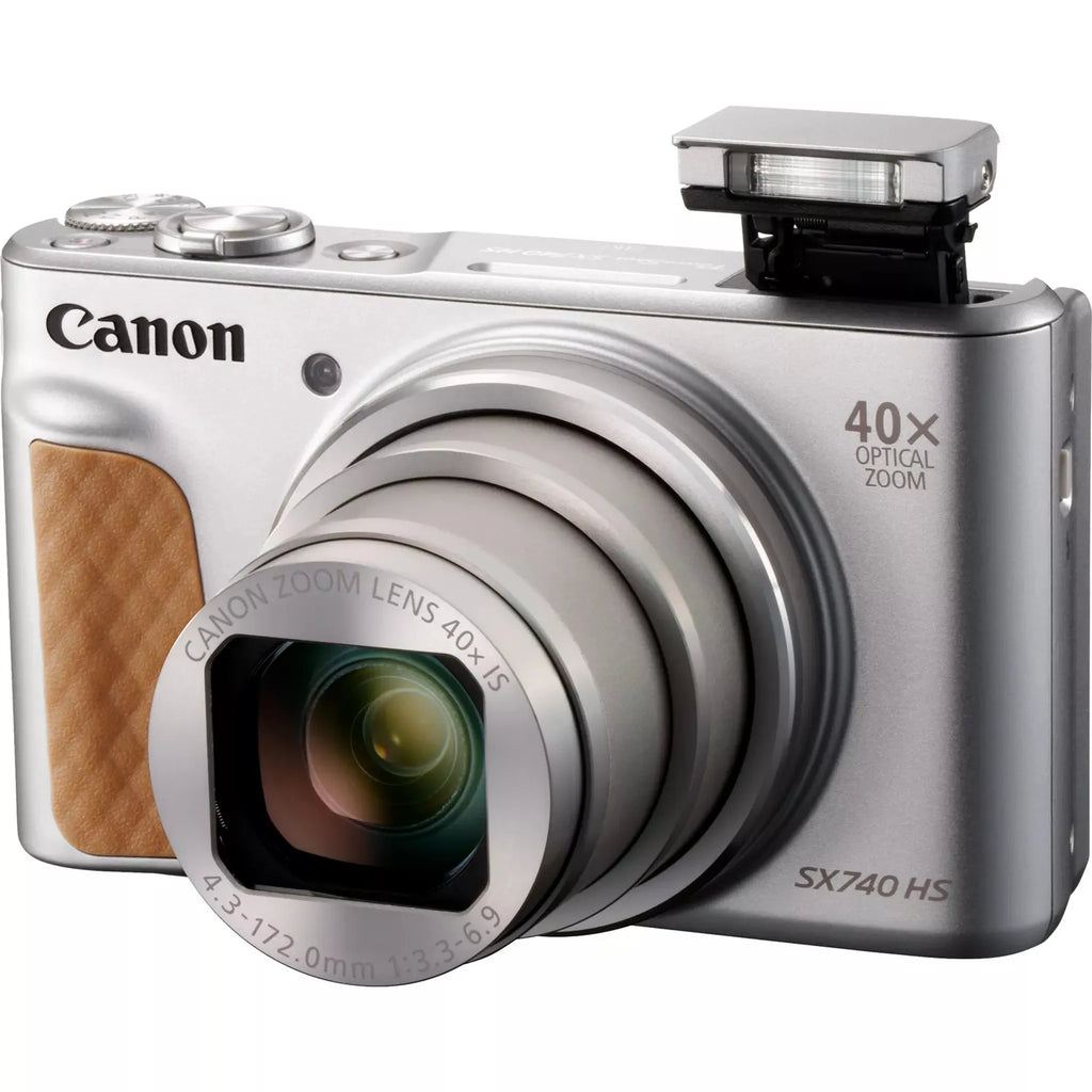Canon PowerShot SX740 HS Lite Edition, 20,3 MP, 5184 x 3888 Pixel, CMOS, 40x, 4K Ultra HD, Silber