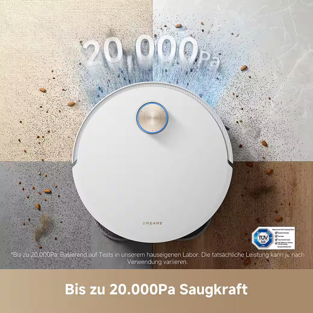 Saugroboter mit Wischfunktion Dreame X50 Ultra Complete, 20.000 Pa Saugkraft