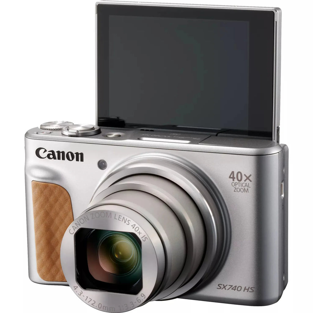 Canon PowerShot SX740 HS Lite Edition, 20,3 MP, 5184 x 3888 Pixel, CMOS, 40x, 4K Ultra HD, Silber