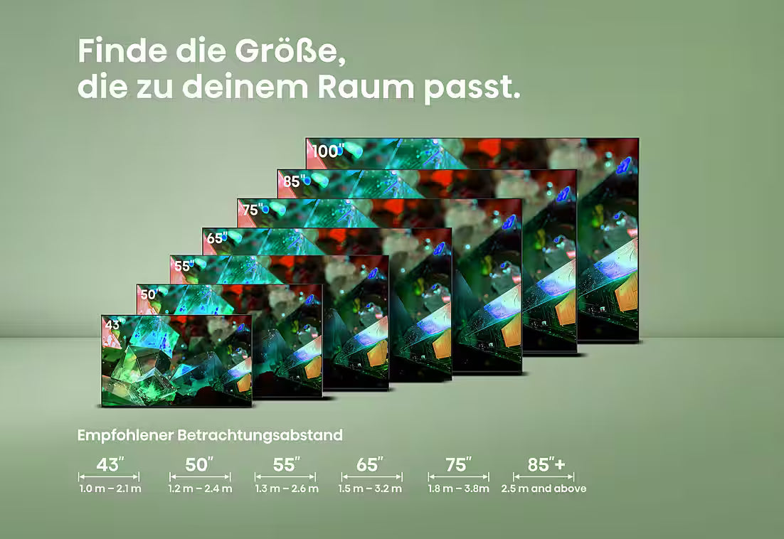 100E7DS PRO QLED-Fernseher