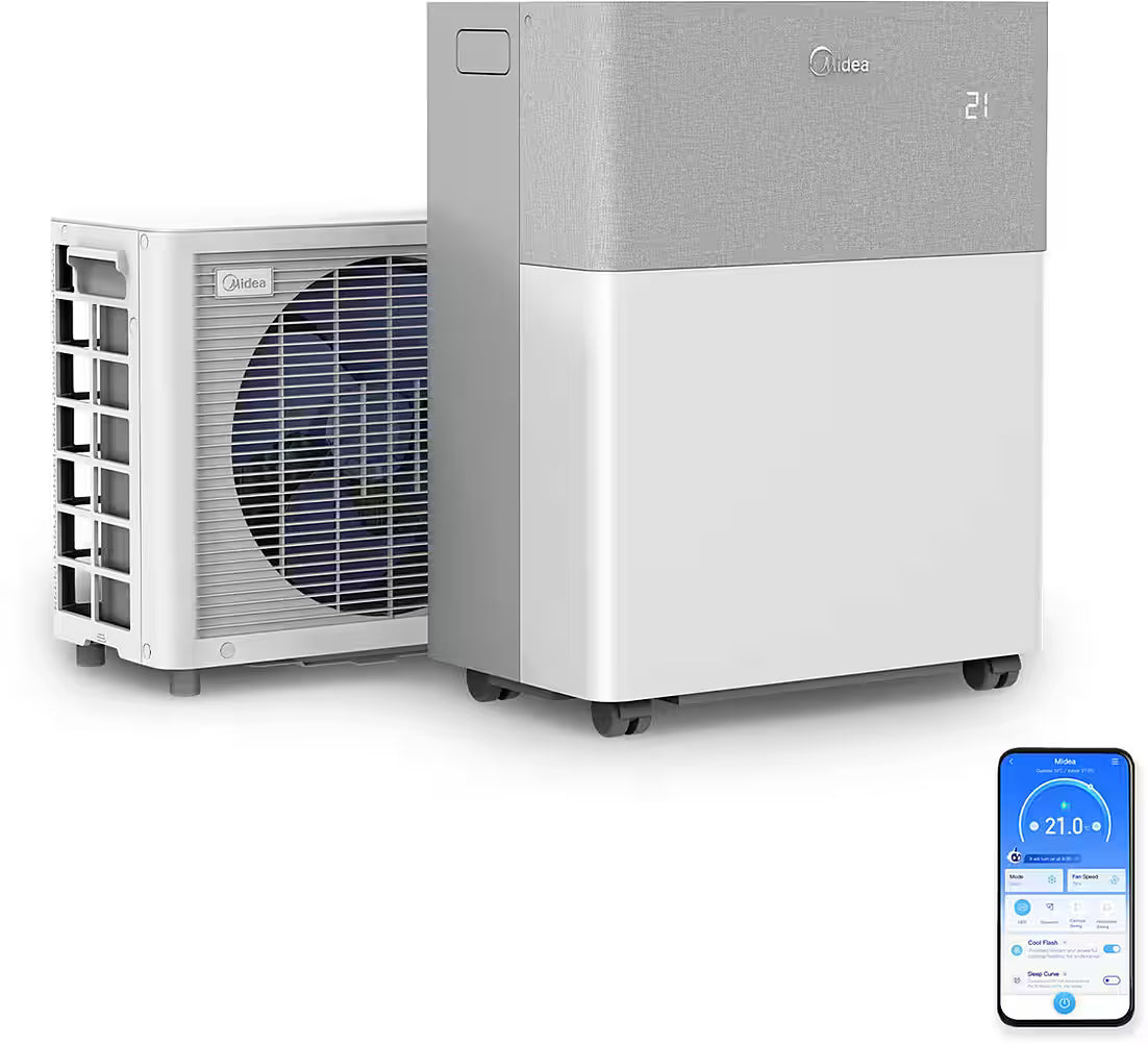 Klimagerät PortaSplit Cool, die app-fähige 3-in-1 Lösung, für Räume bis 28m²