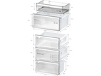 BOSCH KGN362LAF Serie 4 Kühlgefrierkombination (A, 321 l, 1860 mm hoch, Metall-Optik)