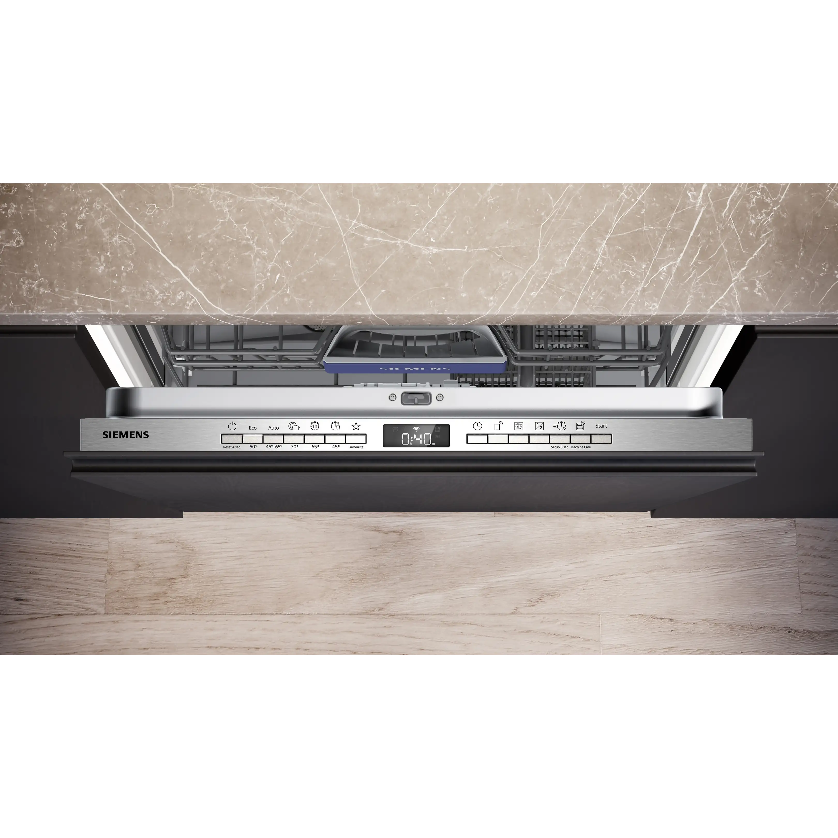 SIEMENS SN63EX04TE iQ300 Geschirrspüler (vollintegrierbar, 598 mm breit, 44 dB (A), B)