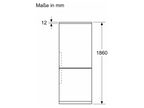 BOSCH KGN362LAF Serie 4 Kühlgefrierkombination (A, 321 l, 1860 mm hoch, Metall-Optik)
