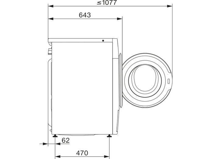 MIELE WWA120 WCS 8kg Active W1 White Edition Waschmaschine (8 kg, 1400 U/Min., A, Flusenfilter, Fremdkörperfilter)