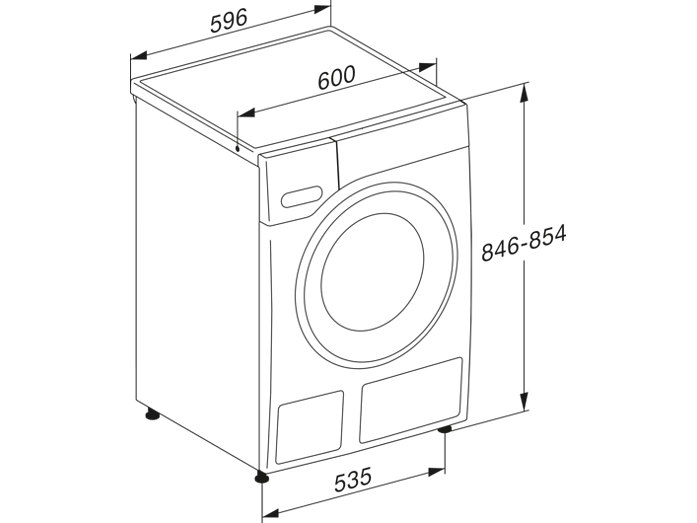 MIELE WWA120 WCS 8kg Active W1 White Edition Waschmaschine (8 kg, 1400 U/Min., A, Flusenfilter, Fremdkörperfilter)
