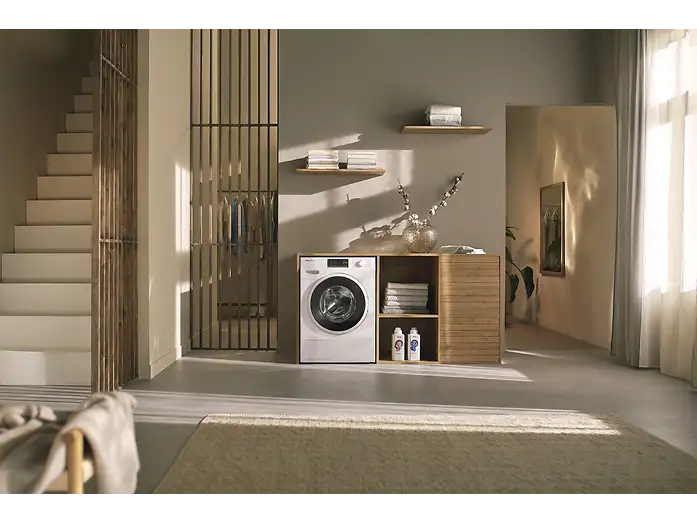 MIELE WWA120 WCS 8kg Active W1 White Edition Waschmaschine (8 kg, 1400 U/Min., A, Flusenfilter, Fremdkörperfilter)