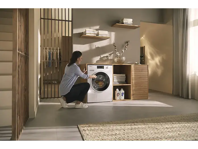 MIELE WWA120 WCS 8kg Active W1 White Edition Waschmaschine (8 kg, 1400 U/Min., A, Flusenfilter, Fremdkörperfilter)