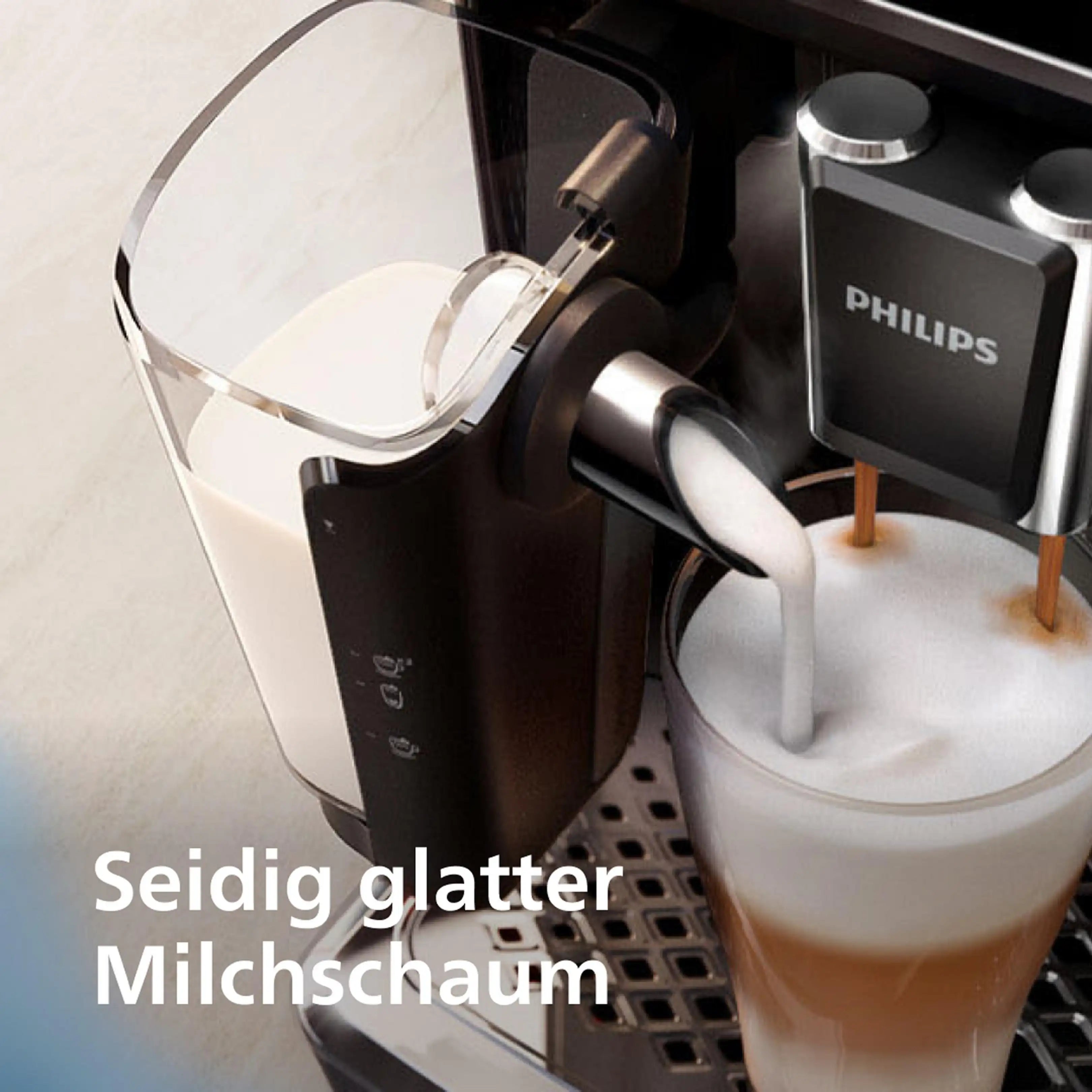 PHILIPS EP5447/90 Serie 5400 LatteGo 11 Kaffeespezialitäten Kaffeevollautomat Schwarz/Chrom