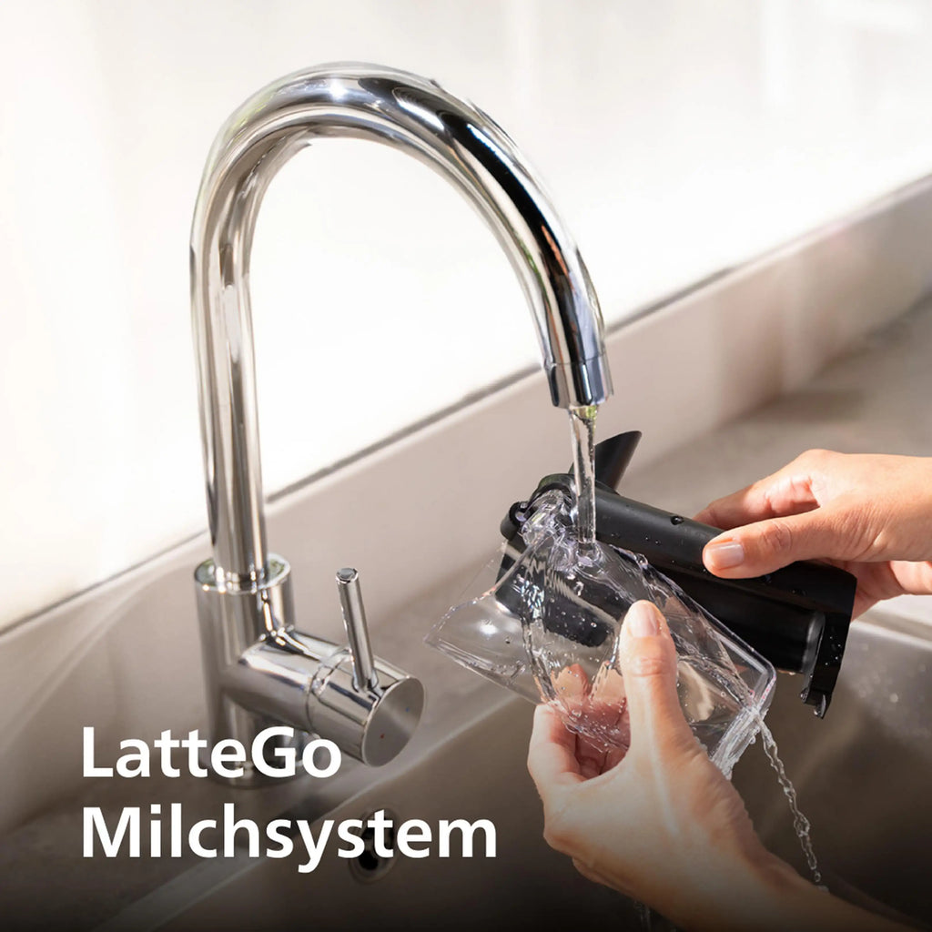PHILIPS EP5447/90 Serie 5400 LatteGo 11 Kaffeespezialitäten Kaffeevollautomat Schwarz/Chrom