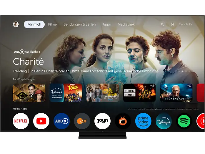 TCL 55C7K QD-Mini-LED Google TV (Flat, 55 Zoll / 138,8 cm, HDR 4K, SMART TV)