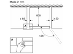 BOSCH KGN362LAF Serie 4 Kühlgefrierkombination (A, 321 l, 1860 mm hoch, Metall-Optik)