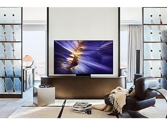 SAMSUNG OLED GQ65S90F 4K Vision AI Smart OLED TV (Flat, 65 Zoll / 163 cm, UHD 4K, SMART TV)
