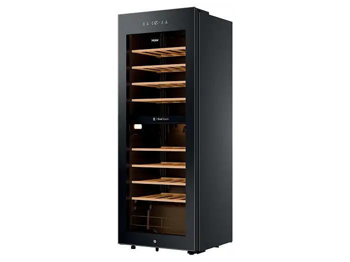 HAIER HWS56GDG Wine Bank 50 Series 5 Weinkühlschrank (144 l EEK G, Schwarz)