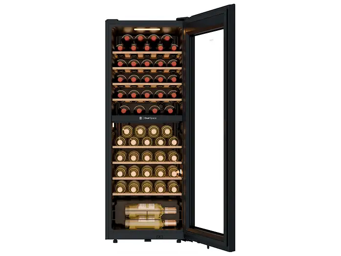 HAIER HWS56GDG Wine Bank 50 Series 5 Weinkühlschrank (144 l EEK G, Schwarz)