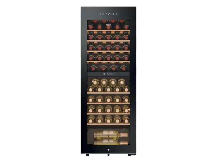 HAIER HWS56GDG Wine Bank 50 Series 5 Weinkühlschrank (144 l EEK G, Schwarz)