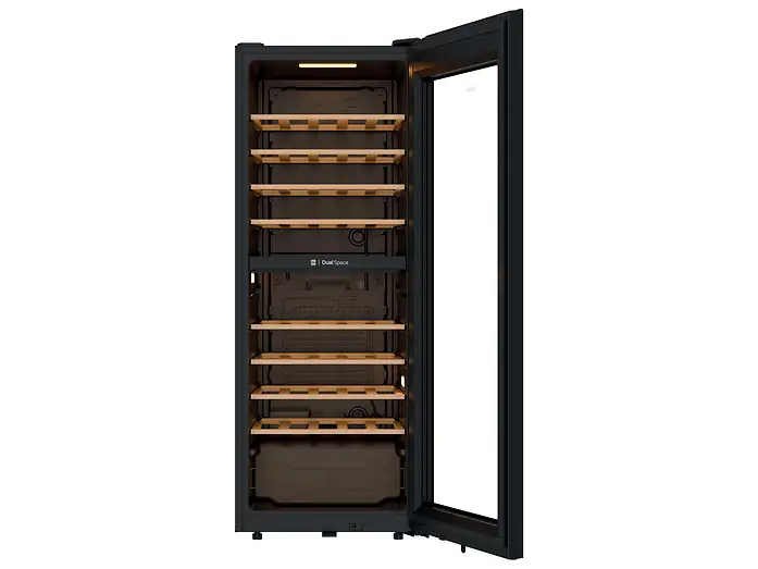 HAIER HWS56GDG Wine Bank 50 Series 5 Weinkühlschrank (144 l EEK G, Schwarz)