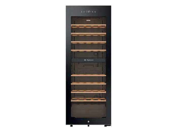 HAIER HWS56GDG Wine Bank 50 Series 5 Weinkühlschrank (144 l EEK G, Schwarz)