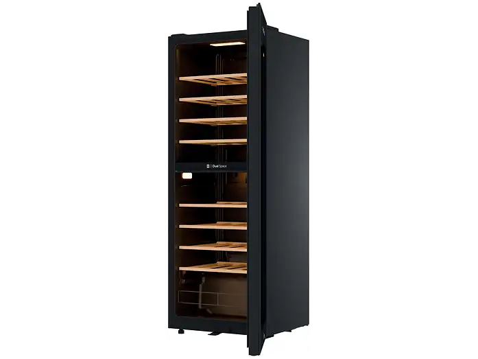 HAIER HWS56GDG Wine Bank 50 Series 5 Weinkühlschrank (144 l EEK G, Schwarz)