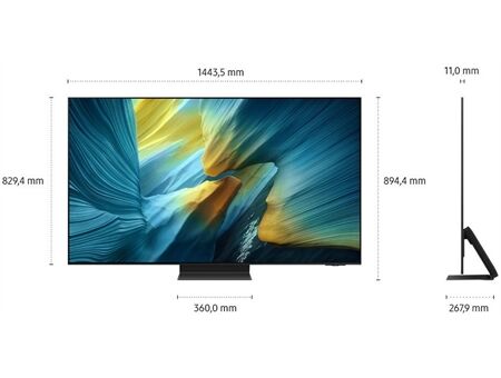 Samsung GQ65S95FAT OLED, 65, 163, Ultra HD