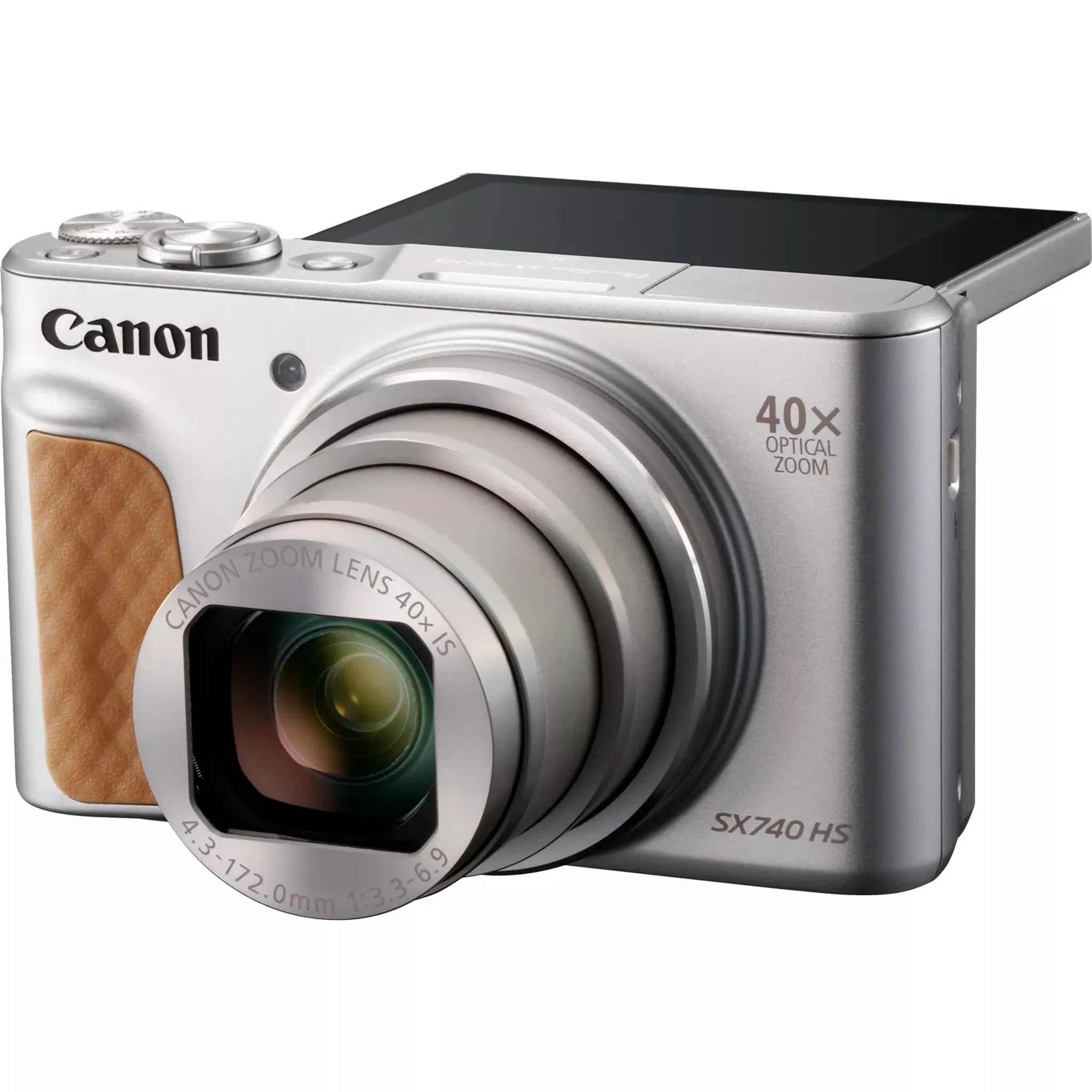 Canon PowerShot SX740 HS Lite Edition, 20,3 MP, 5184 x 3888 Pixel, CMOS, 40x, 4K Ultra HD, Silber