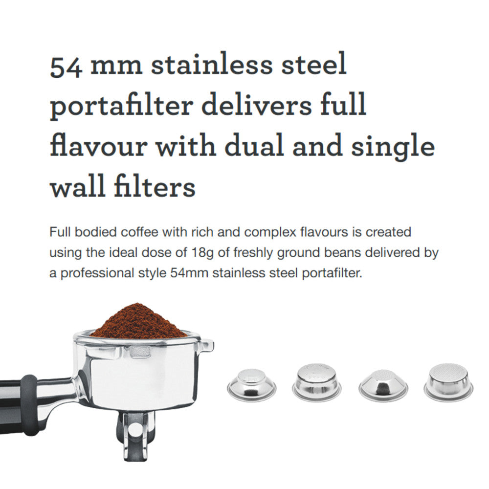 Sage the Barista Express™ SES875BSS Siebträgermaschine – Edelstahl