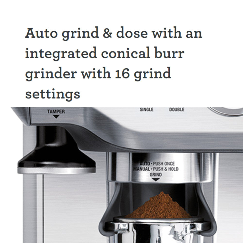 Sage the Barista Express™ SES875BSS Siebträgermaschine – Edelstahl