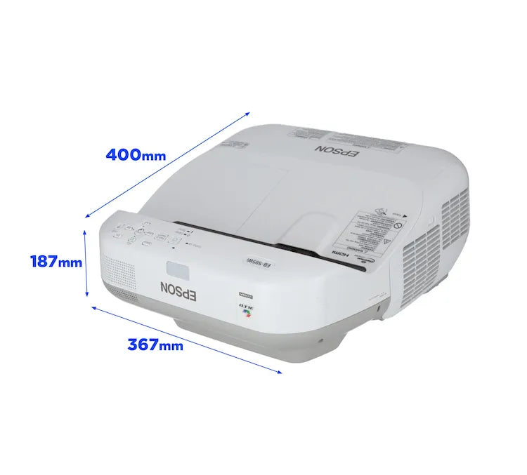 Epson EB-695Wi Ultrakurzdistanz Projektor mit interaktiver Fingertouch-Funktion und 100" Projektion