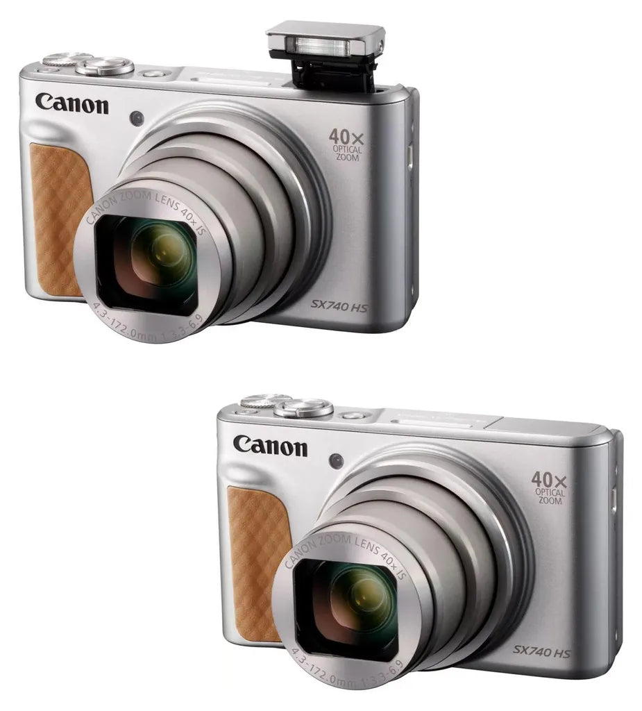 Canon PowerShot SX740 HS Lite Edition, 20,3 MP, 5184 x 3888 Pixel, CMOS, 40x, 4K Ultra HD, Silber