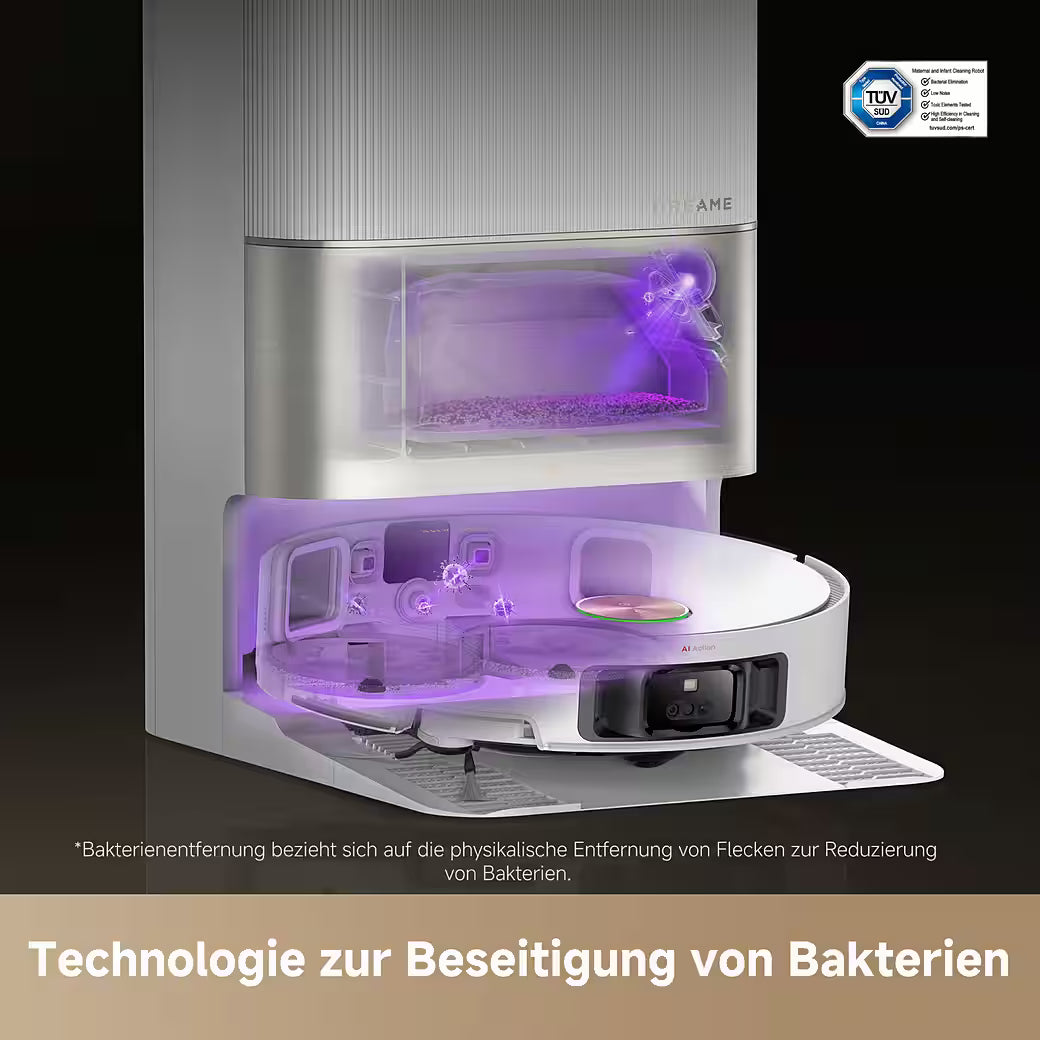 Saugroboter mit Wischfunktion Dreame X50 Ultra Complete, 20.000 Pa Saugkraft