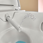 Geberit AquaClean Alba Wand-Dusch-WC mit TurboFlush, mit WC-Sitz mit KeraTect, weiß