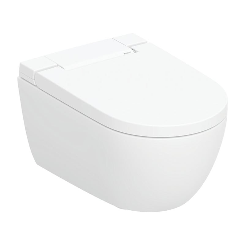 Geberit AquaClean Alba Wand-Dusch-WC mit TurboFlush, mit WC-Sitz mit KeraTect, weiß