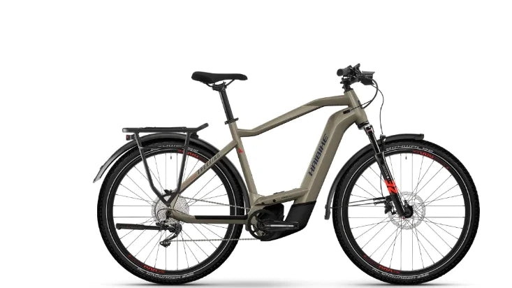 Haibike Trekking 8 High RH: 54/M - sand/red/blue glänzend