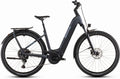 Cube Kathmandu Hybrid One 800 Wh E-Bike Easy Entry 28" metallicgrey´n´grey