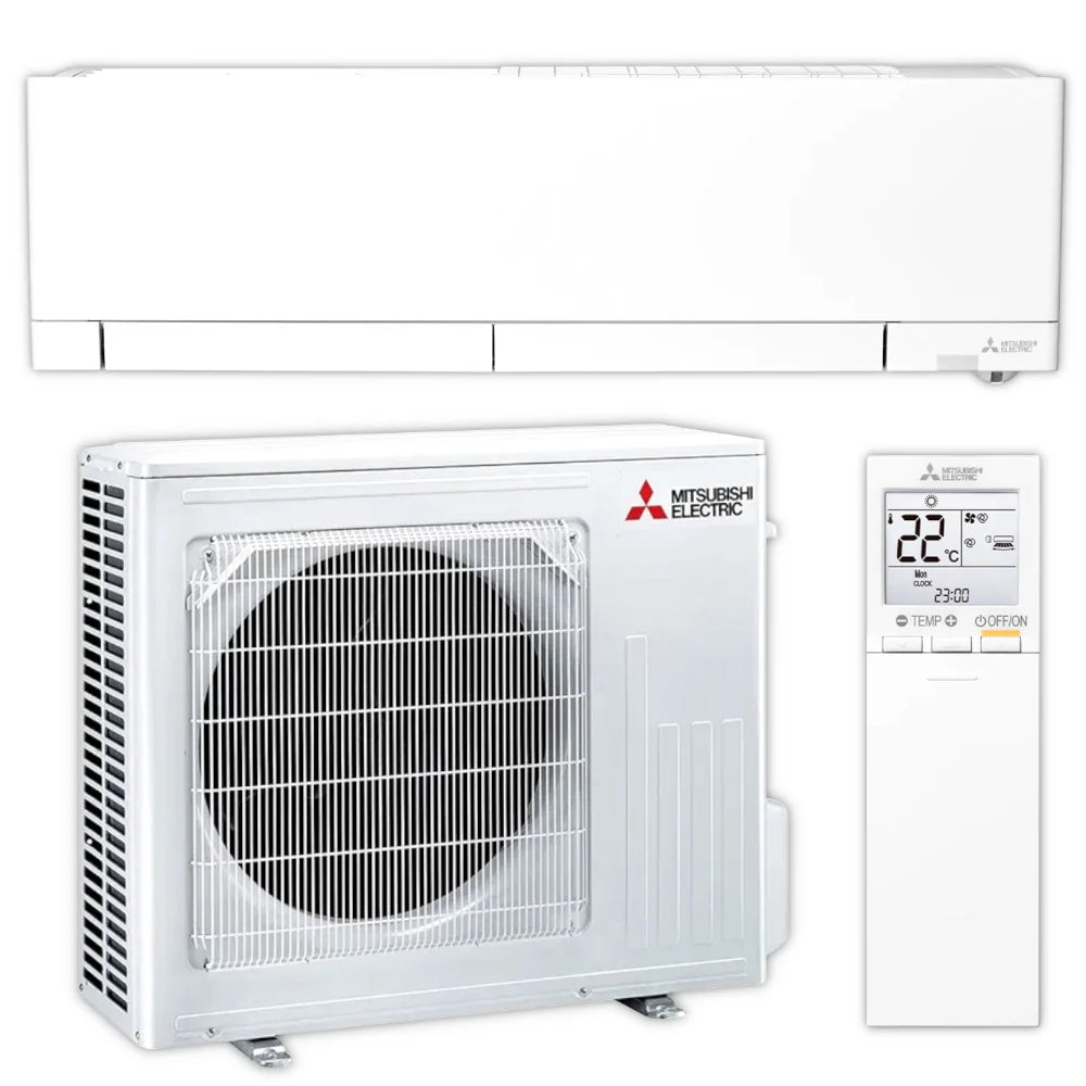 Mitsubishi Split Klimaanlage Set | MSZ-RZ | Hyper Heating | R290 | 2,5 kW