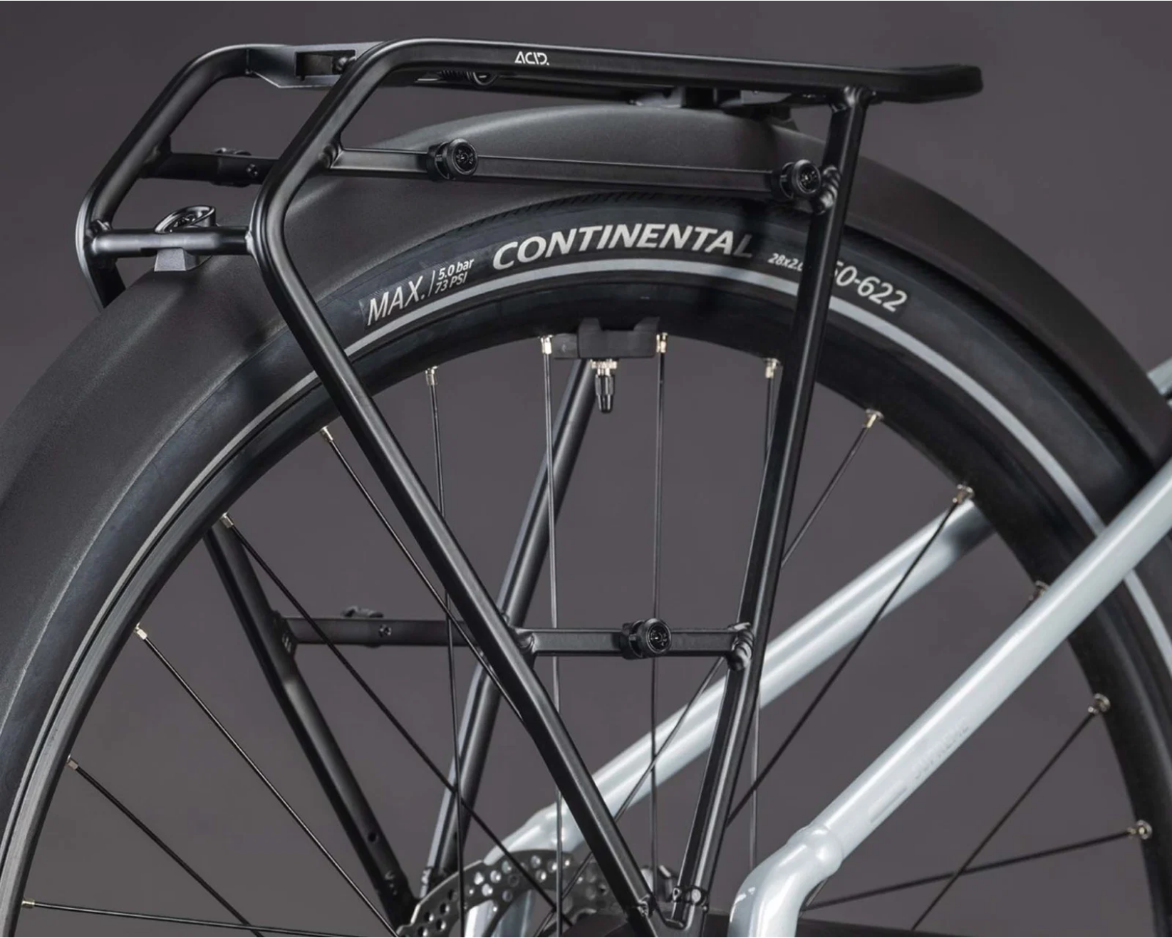 Supreme Hybrid Comfort ONE 600 - Easy Entry Elektro City Bike 2026 | foggrey´n´reflex 28" - XS