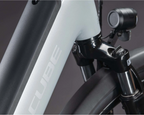 Supreme Hybrid Comfort ONE 600 - Easy Entry Elektro City Bike 2026 | foggrey´n´reflex 28" - XS